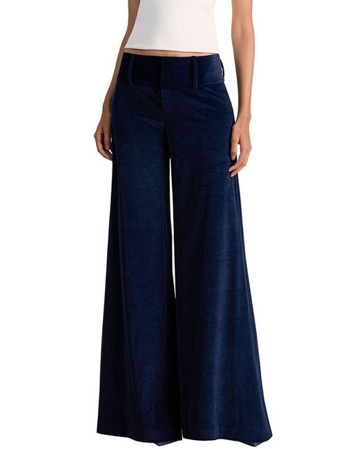 Alice + Olivia Blue Alice + Olivia Olivia Lr Wide Leg Flare Pant