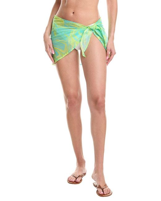 PQ Swim Green Mini Sarong