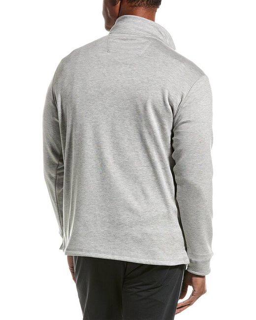 Magaschoni Gray 1/4-zip Pullover for men