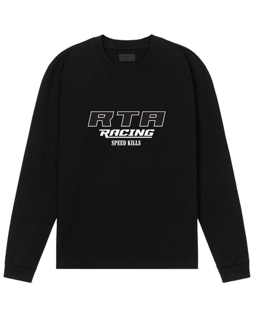 RTA Black Lawrence T-shirt for men