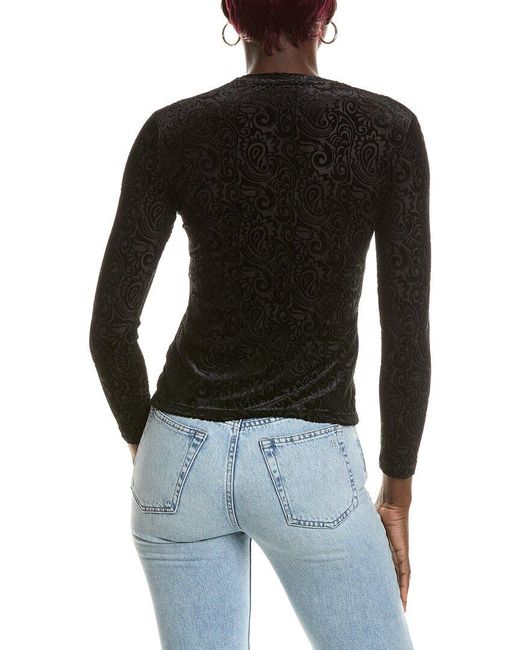 Johnny Was Black Tova Petite Tee