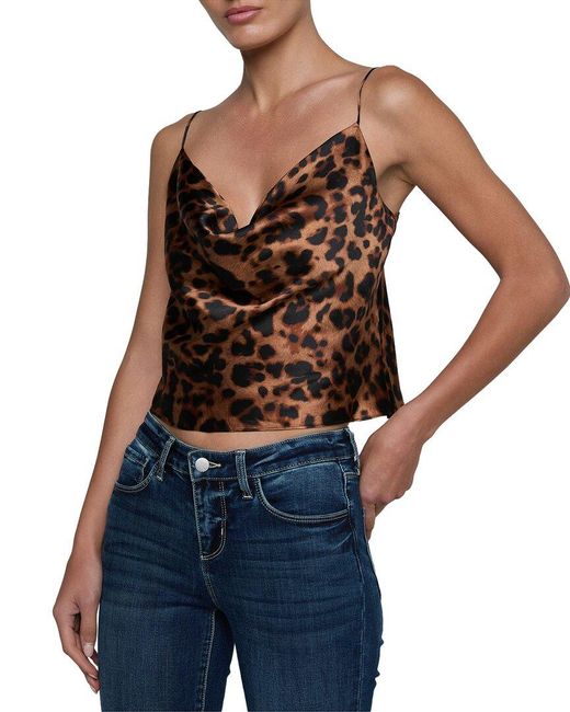 L'Agence Blue Calista Tank Top
