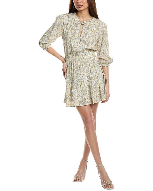 Walker & Wade Natural Ibiza Mini Dress
