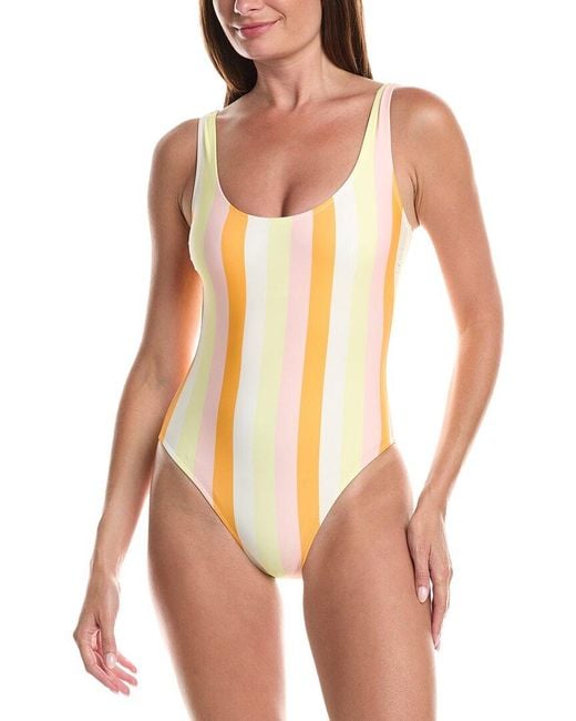 Solid & Striped White The Annemarie One-Piece