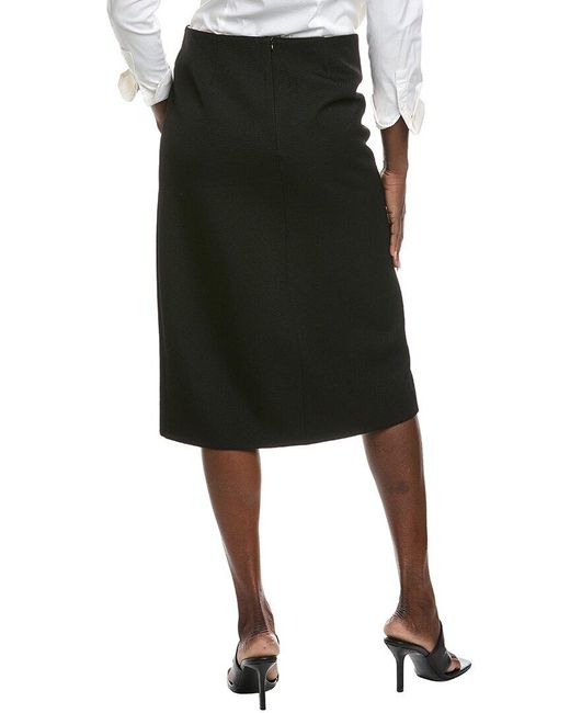 Co. Black Wool Skirt