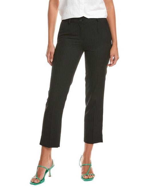 Dolce & Gabbana Black Wool-Blend Trouser
