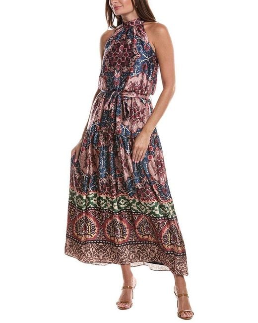 Julia Jordan Brown Midi Dress