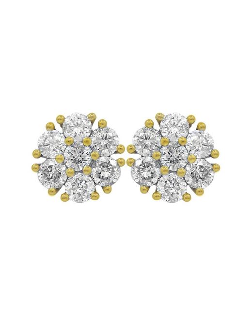 Diana M White Fine Jewelry 14k 3.50 Ct. Tw. Diamond Earrings