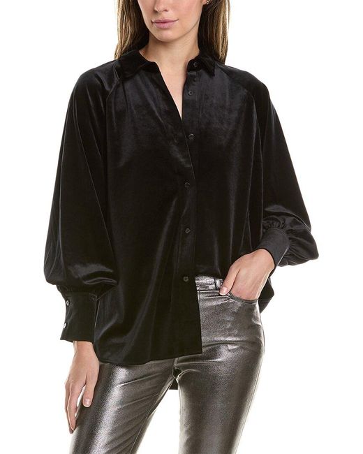 AllSaints Black Oana Shirt