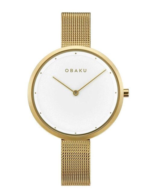 Obaku Metallic Classic Watch