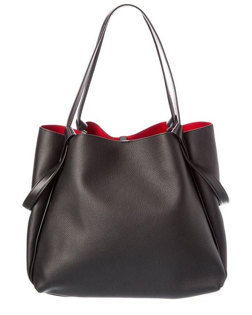 Christian Louboutin Black Bettina Large Leather Tote