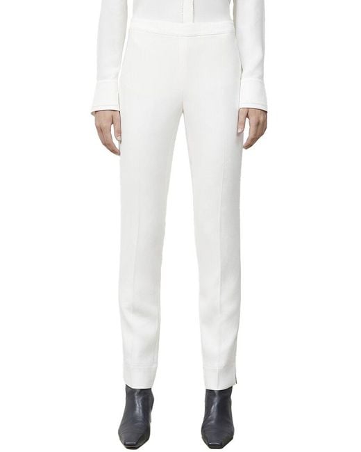 Lafayette 148 New York White Petite Bleecker Pant