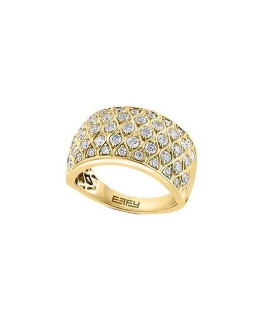 Effy Fine Jewelry Metallic 14K 1.26 Ct. Tw. Diamond Ring