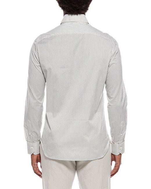 Isaia Gray Shirt for men