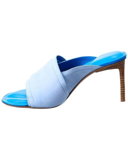 Jacquemus Blue Les Mules Leather Sandal