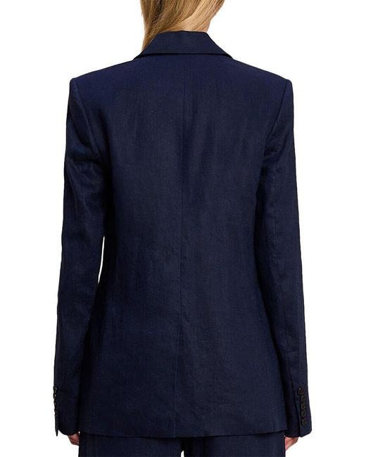 A.L.C. Blue Arlo Linen Jacket