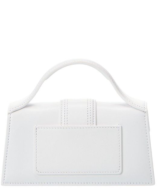 Jacquemus White Le Bambino Small Leather Shoulder Bag