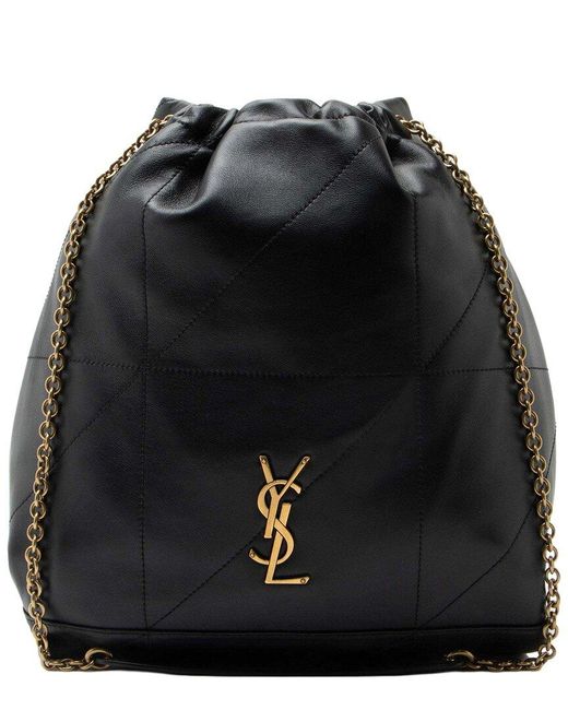 Saint Laurent Black Lambskin Jamie 4.3 Pochon Medium Shoulder Bag (authentic Pre-loved)