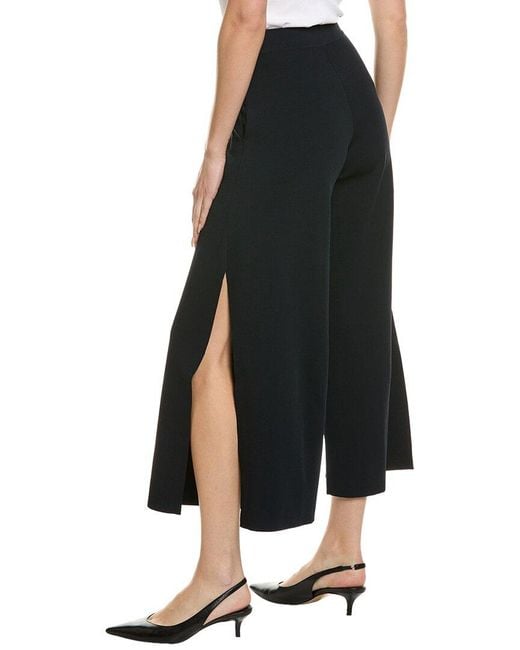 Stella McCartney Black Compact Knit Trouser