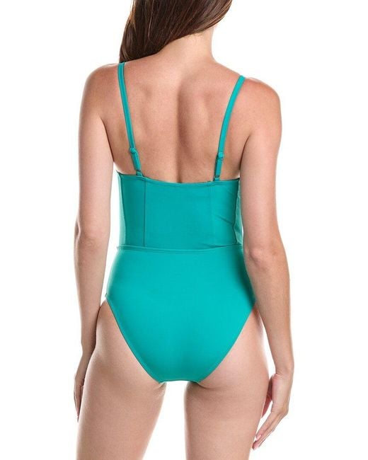 Solid & Striped Blue The Veronica One-Piece