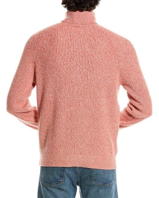 Brunello Cucinelli Red Wool & Cashmere-blend Sweater for men