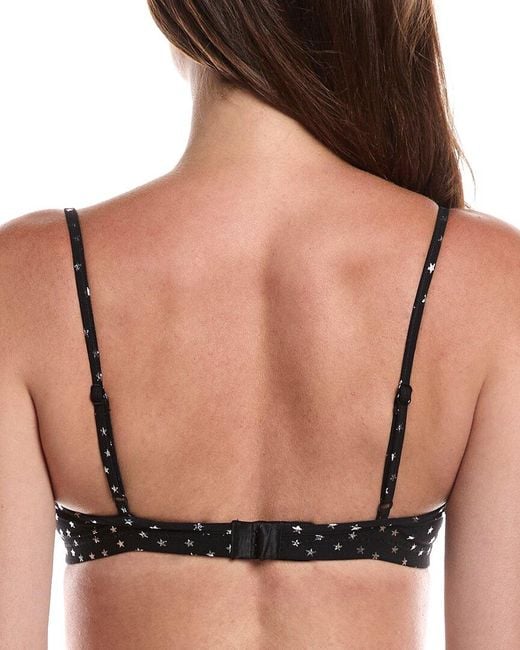 Commando Black Commando Classic Print Bralette