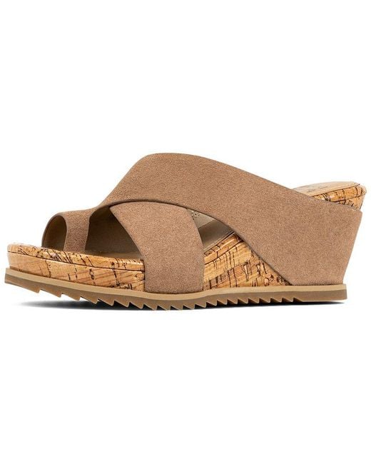 Donald J Pliner Brown Sisu Leather Sandal