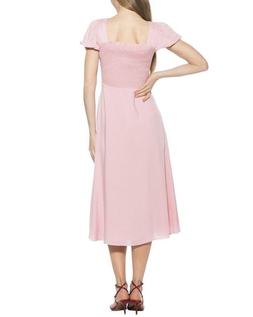 Alexia Admor Pink Iris A-Line Dress