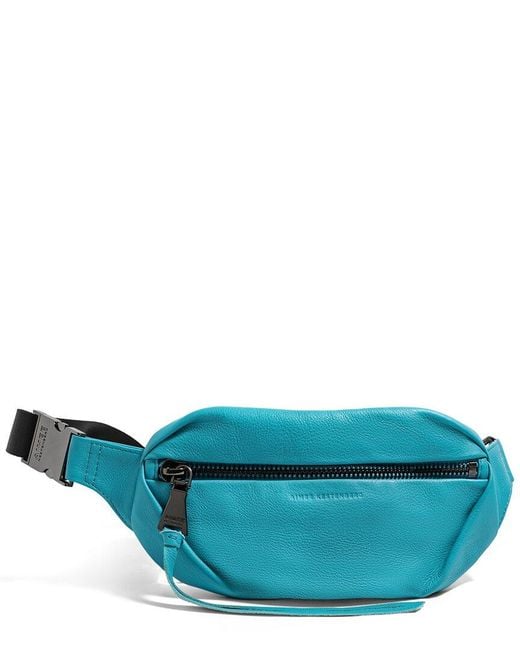 Aimee Kestenberg Blue Milan Leather Bum Bag