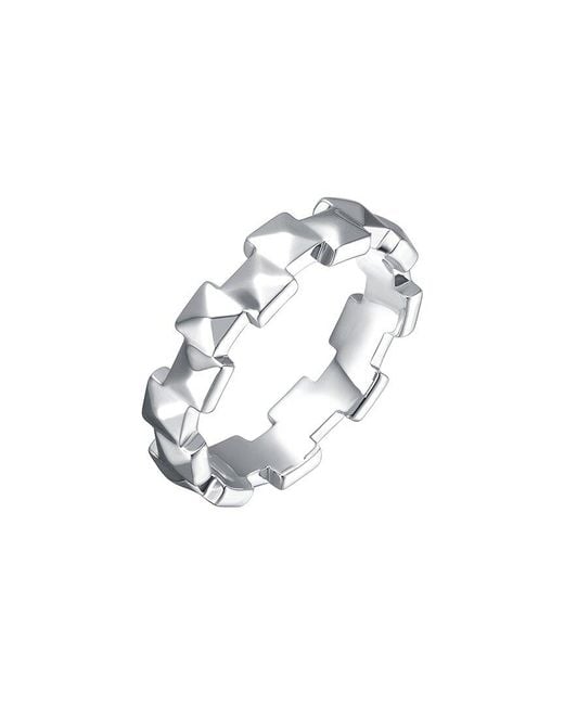 Rachel Glauber White Plated Statement Ring