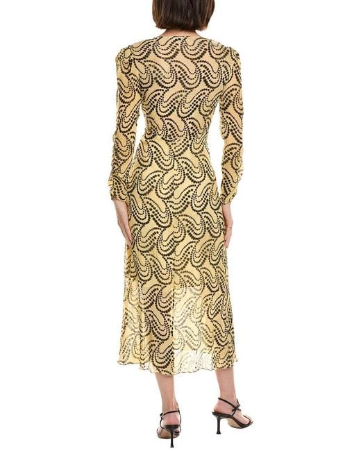 Sandro Metallic Maxi Dress