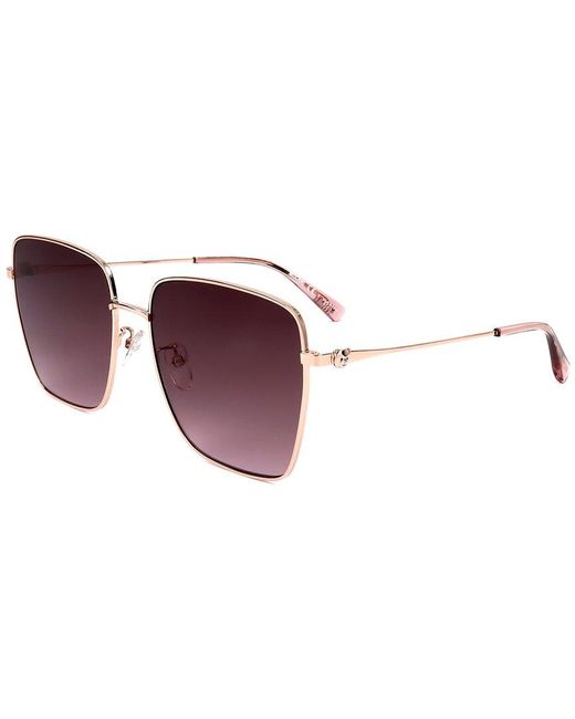 Moschino Purple Mos072 59mm Sunglasses