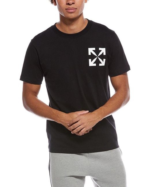 Off-White グラフィックTシャツ ブラック Off-White グラフィック Tシャツ | ブラック | FARFETCH JP