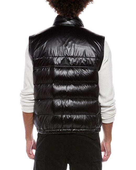 Moncler Black Down Vest for men