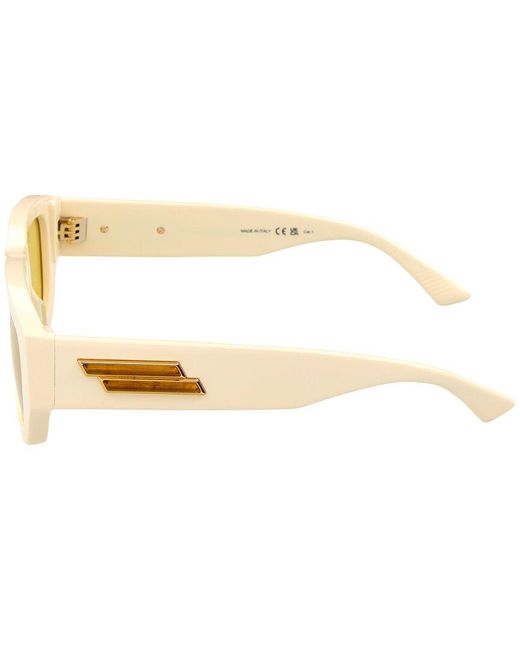 Bottega Veneta Metallic 55Mm Sunglasses