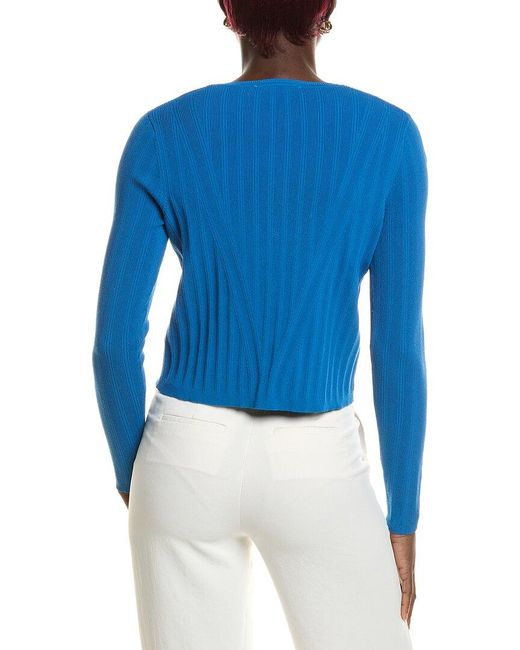 Tahari Blue The Lori Cardigan