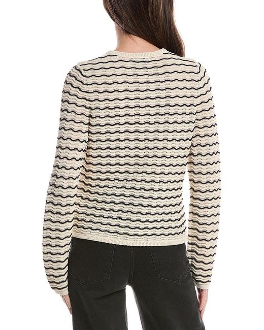 Rag & Bone Gray Elisa Stripe Cardigan