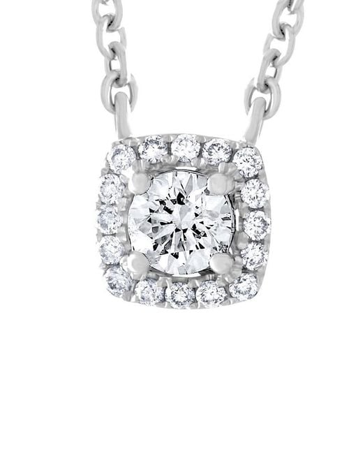 Diana M Multicolor Fine Jewelry 14k 0.30 Ct. Tw. Diamond Necklace