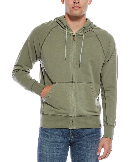 Tommy Bahama Green Ben & Terry Full Zip Jacket for men