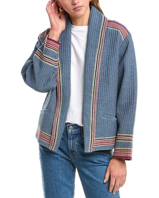 Ba&sh Blue Ciago Jacket
