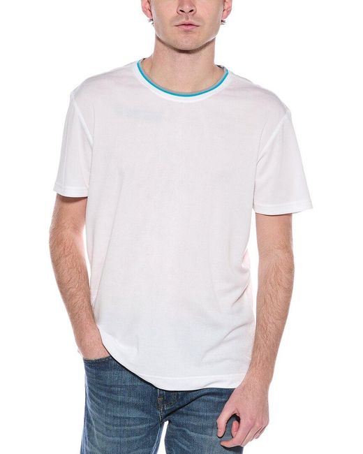 Robert Graham White Pickle Passion T-Shirt for men