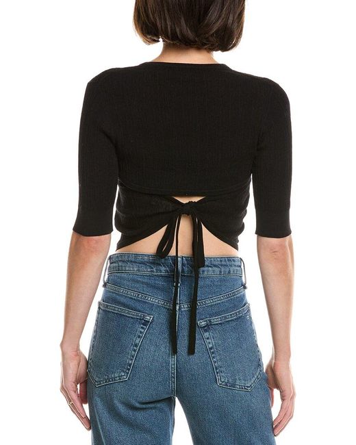 A.L.C. Black Loma Top