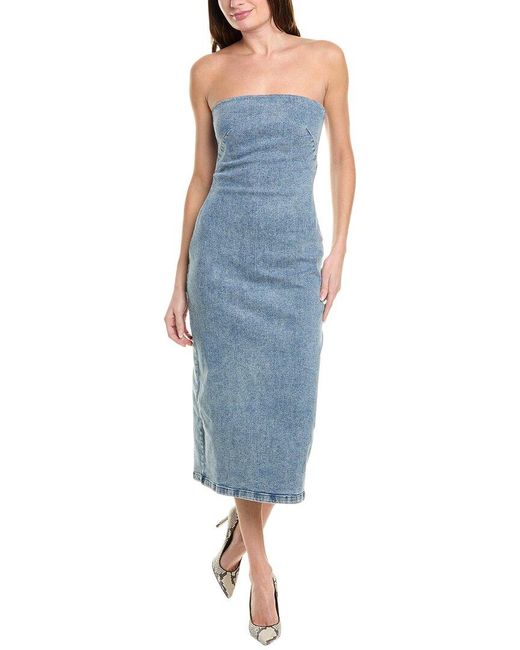 Rag & Bone Blue Flexi Jasmine Midi Dress