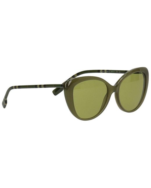 Burberry Green Be4407 54mm Sunglasses