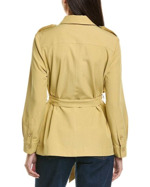 ANNA KAY Yellow Zoalice Trench Coat