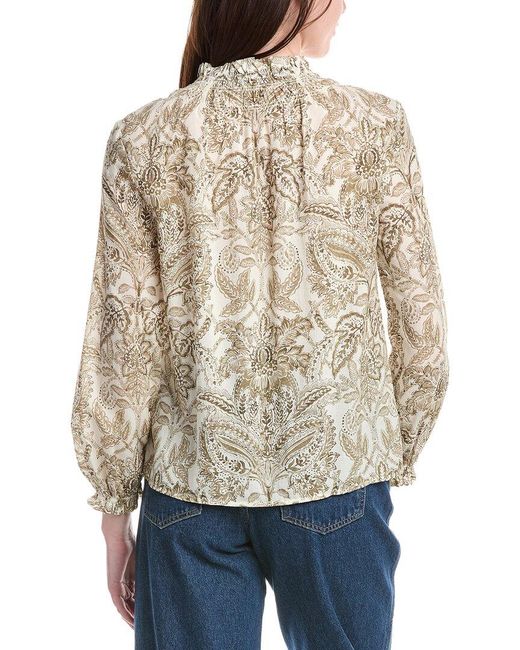 J.McLaughlin Natural Antonia Blouse