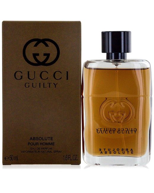 Gucci Brown 1.7Oz Guilty Absolute Edp Spray for men