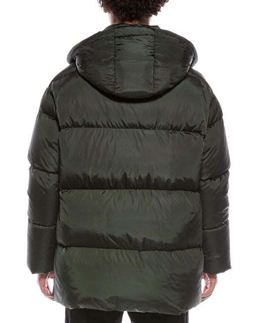 Khrisjoy Green Matte Parka for men