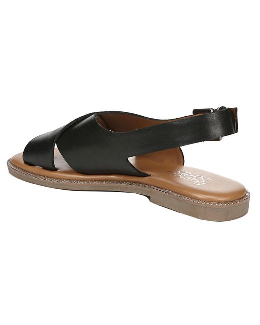 franco sarto kayleigh slingback leather sandal
