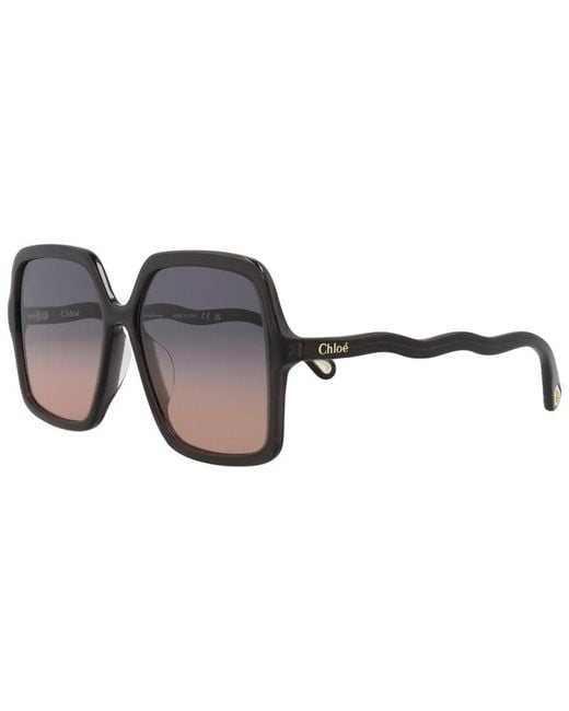Chloé Core 59Mm Sunglasses in Brown | Lyst